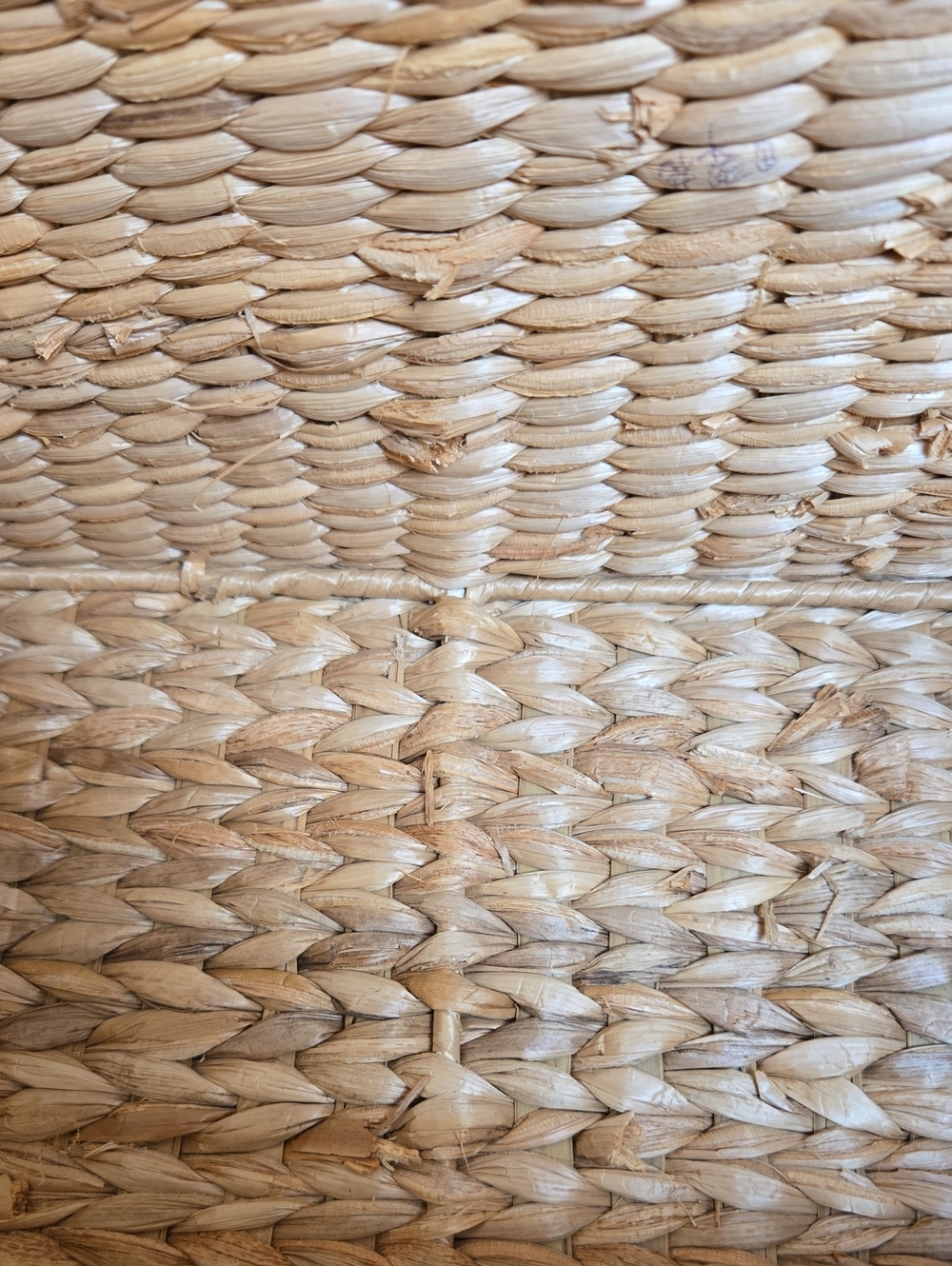 Woven Natural Seagrass Storage Basket - Neutral - Picture 10 of 10
